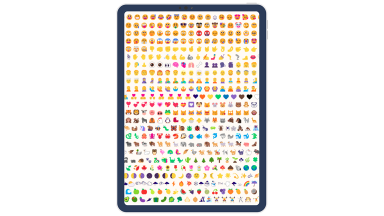 snel emojis toevoegen aan je tekst